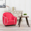 Kids Sofa Armrest Chair Couch Children Living Room Toddler Furniture-Red