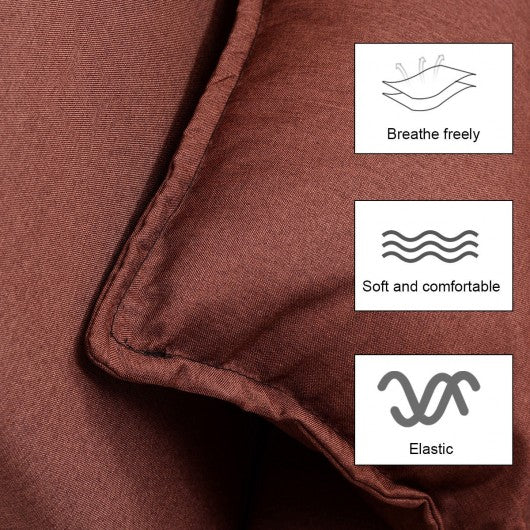 Convertible Folding Leisure Recliner Sofa Bed-Coffee