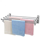 Stainless Wall Mounted Expandable Clothes Drying Towel Rack