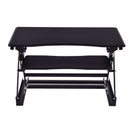 Height Adjustable Computer Desk Sit-Stand Desktop-White