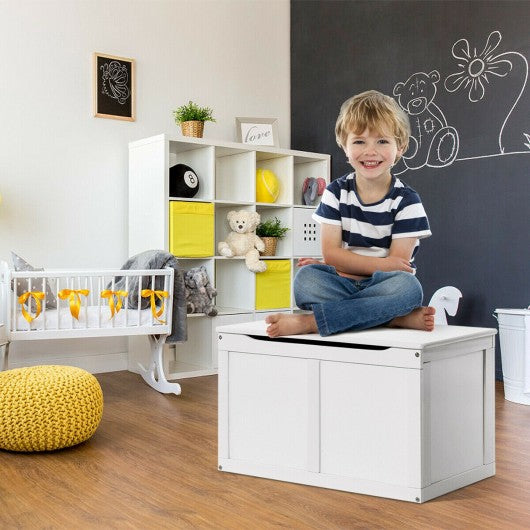 Wooden Toy Storage Chest Box