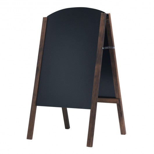 31.5" Wood A-Frame Sidewalk Signage Chalkboard