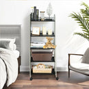 5 Tiers Storage Cart Rack Utility Shelf