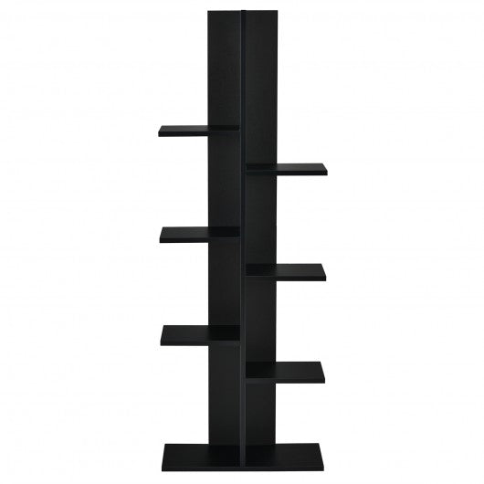 Open Concept Plant Display Shelf Rack Storage Holder-Black