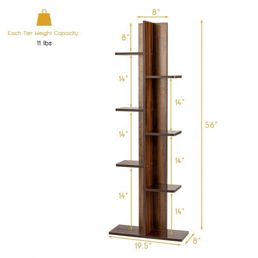 Open Concept Plant Display Shelf Rack Storage Holder-Golden