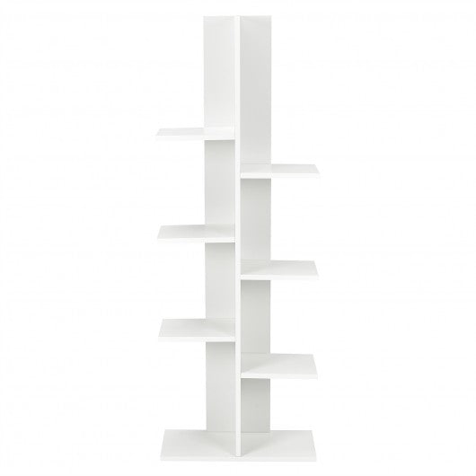 Open Concept Plant Display Shelf Rack Storage Holder-White