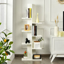 Open Concept Plant Display Shelf Rack Storage Holder-White