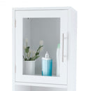 71" Height Wooden Organizer Bathroom Tall Tower Storage Cabinet Unit