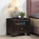 Nightstand Sofa Side Table End Table Storage Drawer -Brown