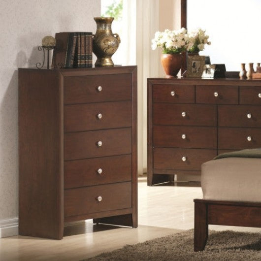 Home 5 Drawer Storage Dresser Cabinet Organizer Chest