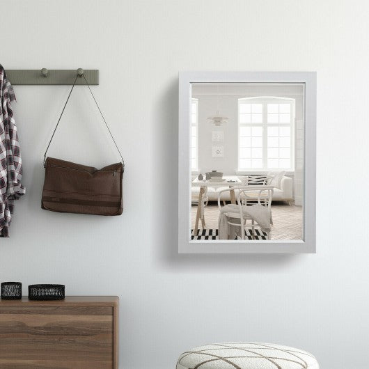 Wall-Mounted Mirrored Medicine Cabinet-Gray