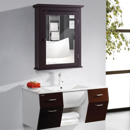 Bathroom Wall Mounted Storage Mirror Medicine Cabinet