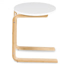 Bentwood Accent Coffee Table Round Tabletop with Storage Bag