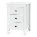 Nightstand End Beside Table Drawers Modern Storage Bedroom Furniture