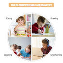 5 Piece Kids Colorful Set with 4 Armless Chairs