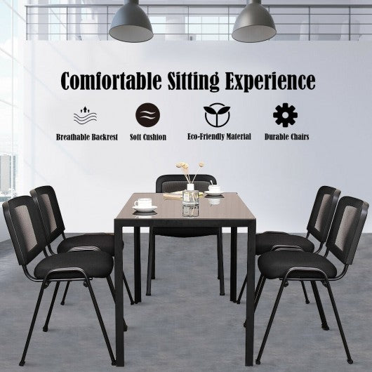 Set of 5 Mesh Back Office Conference Chairs