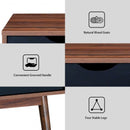 Computer Desk PC Laptop Writing Table with Drawers and Shelf