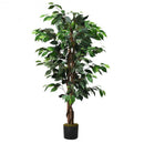 4 Feet In-Outdoor Trunks Artificial Ficus Silk Tree