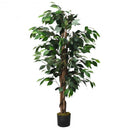 4 Feet In-Outdoor Trunks Artificial Ficus Silk Tree
