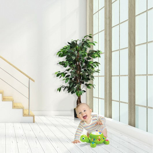 4 Feet In-Outdoor Trunks Artificial Ficus Silk Tree