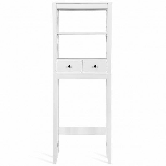 Toilet Space Saver Bathroom Organizer Storage Shelf with Drawers