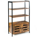 Industrial Storage Shelf w-2 Shutter Doors