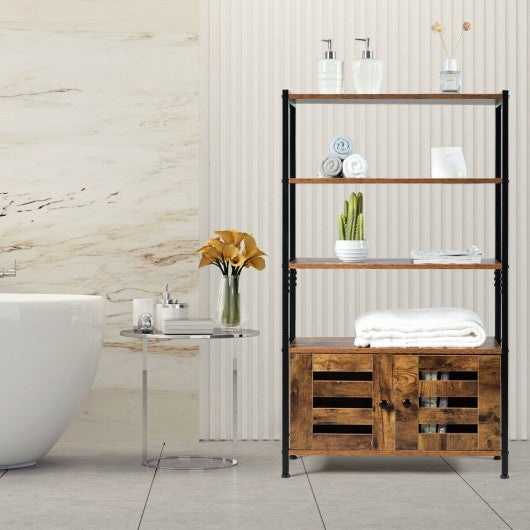 Industrial Storage Shelf w-2 Shutter Doors