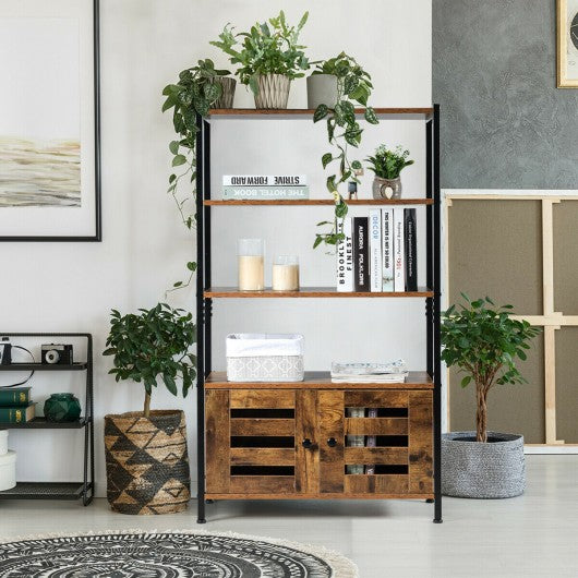 Industrial Storage Shelf w-2 Shutter Doors