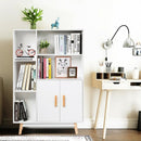 Floor Storage Free Standing Wooden Display Bookcase