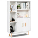 Floor Storage Free Standing Wooden Display Bookcase