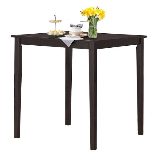 Square Rubber Wood Dining Table