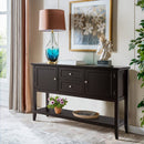 Wooden Sideboard Buffet Console Table-Brown