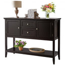 Wooden Sideboard Buffet Console Table-Brown