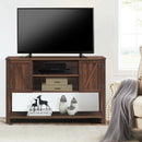 TV Storage Cabinets with Bottom Shelf-Brown