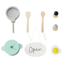 2 in 1 Kids Wooden Pretend Cooking Playset Toy