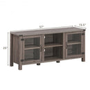 TV Stand Entertainment Center for TV's with Storage Cabinets-Taupe