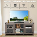 TV Stand Entertainment Center for TV's with Storage Cabinets-Taupe