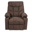 Electric Power Lift Recliner Massage Sofa-Brown
