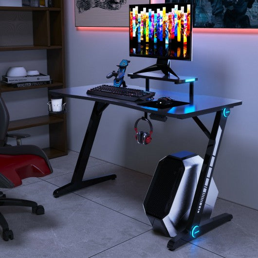 Gaming Desk PC Computer Table with RGB Lights