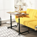 Height Adjustable Computer Desk Sit to Stand Rolling Notebook Table -Brown