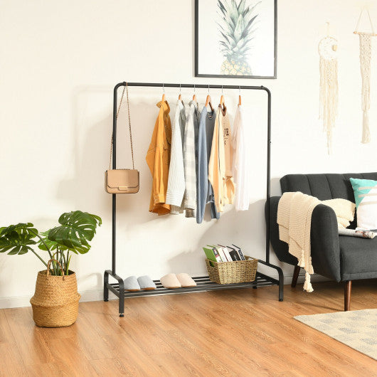 Industrial Heavy Duty Metal Floor Garment Rack