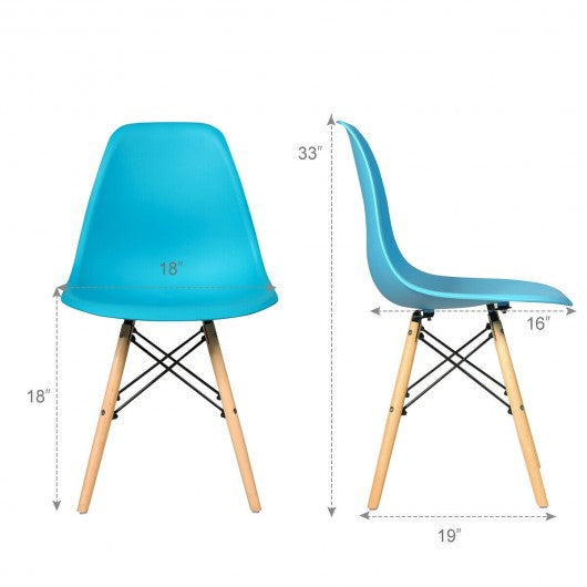 Set of 2 Mid Century Modern DSW Dining Side Chair