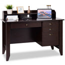 Computer Desk PC Laptop Writing Table Workstation -Brown