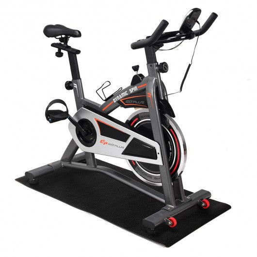 47" x 24" Exercise Equipment PVC Mat Gym Bike Floor Protector
