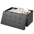 31.5" Fabric Foldable Storage with Removable Storage Bin-Dark Gray
