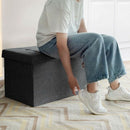 31.5" Fabric Foldable Storage with Removable Storage Bin-Dark Gray