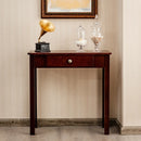 Small Space Console Table with Drawer for Living Room Bathroom Hallway-Espresso