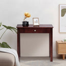 Small Space Console Table with Drawer for Living Room Bathroom Hallway-Espresso