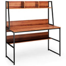 47" Computer Desk Writing Study Table Workstation-Coffee