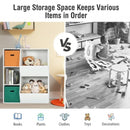 Kids Toy Storage Cabinet Shelf Organizer -White